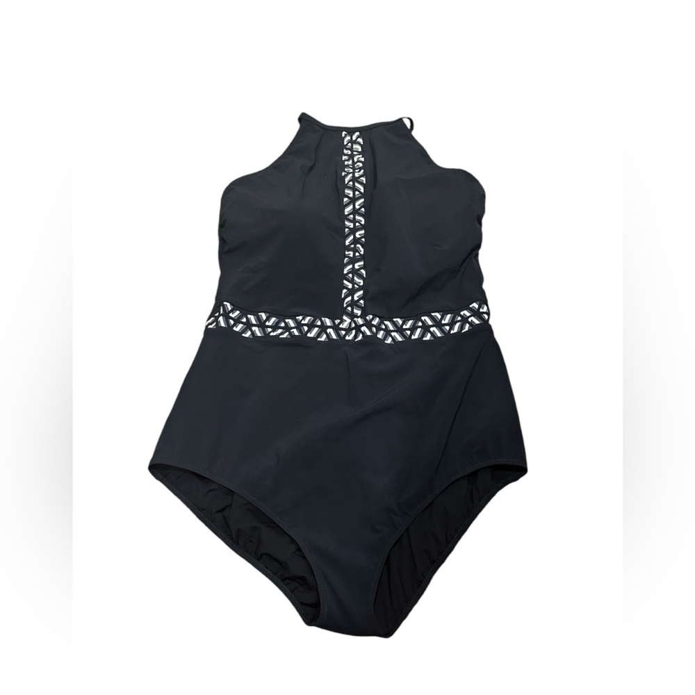 NWOT Profile by Gottex halter swimsuit.  22W adjustable straps!